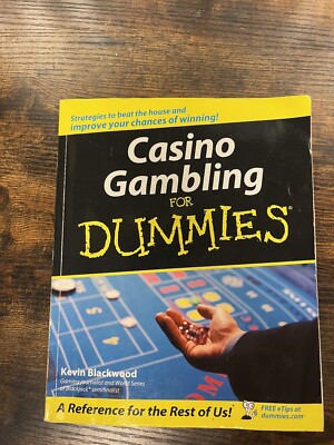 Casino Gambling For Dummies - Paperback By Kevin Blackwood - GOOD