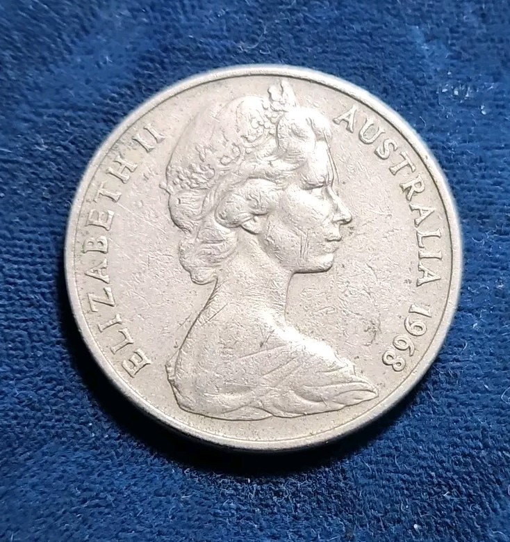 1968 Australian 20 cent coin (KM.#66) | eBay