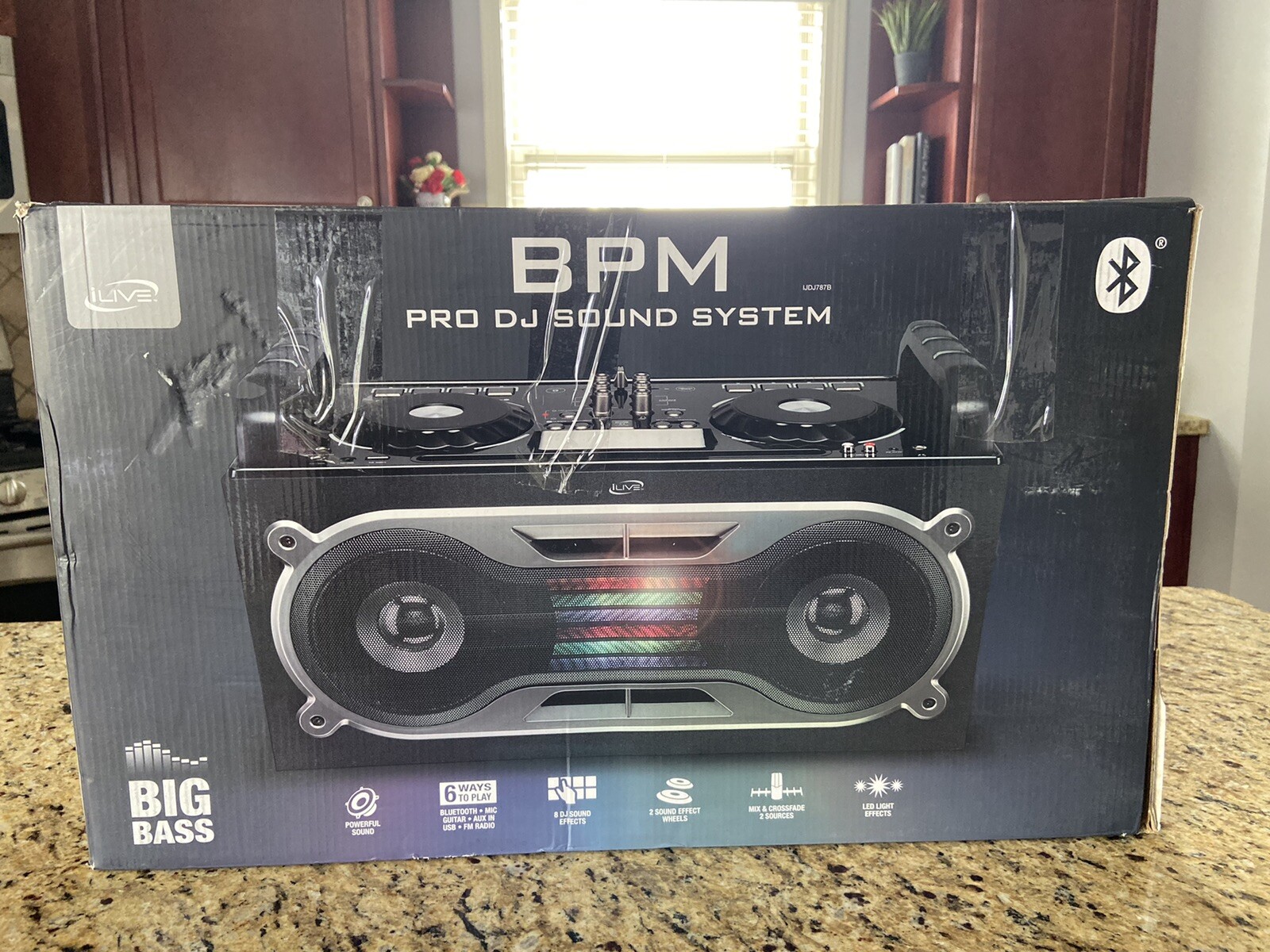 ilive bluetooth bpm dj sound system