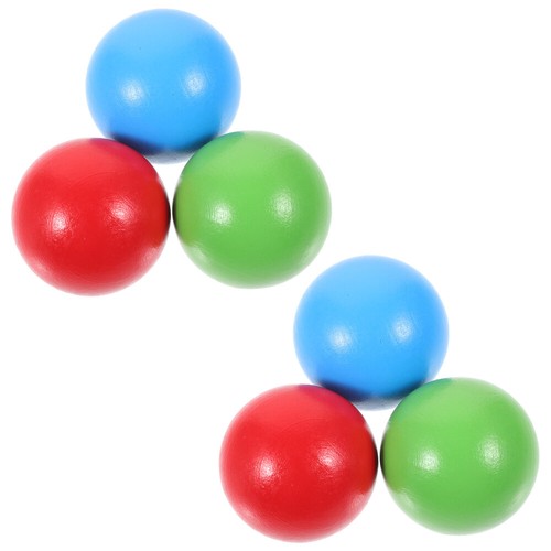 6Pcs Bocce for Kids Wooden Grass Yard Garden Bocce Kit Outdoor - Picture 11 of 12
