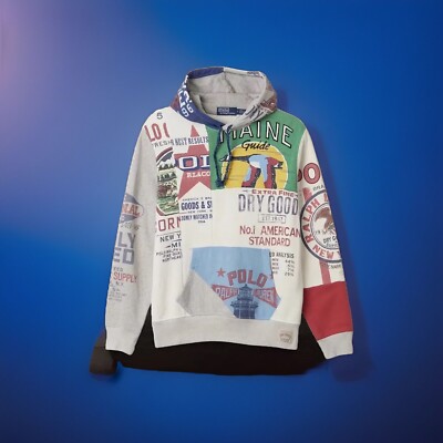 パーカー・フーディ Polo Ralph Lauren Patchwork Long-Sleeve Sweatshirt With Cozy Patchwork Fleece Hoodie