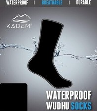 Kadem® Damen Herren Wudu Socken Mest Corap wasserdicht atmungsaktiv reißfest