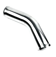 3" OD 45 Degree Elbow Aluminum Pipe for Intake Turbo Intercooler 12" Length