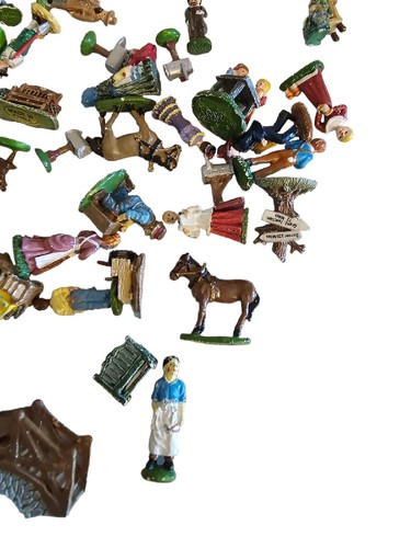 Lot Of 72 Vintage IRS Painted Metal Figurines - Picture 6 of 7