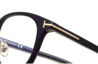 New Tom Ford Reading Glasses TF 5725-D-B 001 48-22 Black & Gold