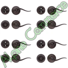 *4-Sets* Kwikset Tustin 991TNL Entry Lever & Single Cylinder Deadbolt 99910-041