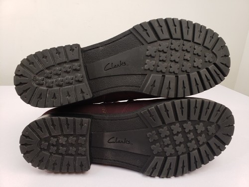 Sz 8.5 Clarks Faralyn Alpha Aubergine Hiking Boots Water Resistant w/Box Womens - Picture 7 of 15