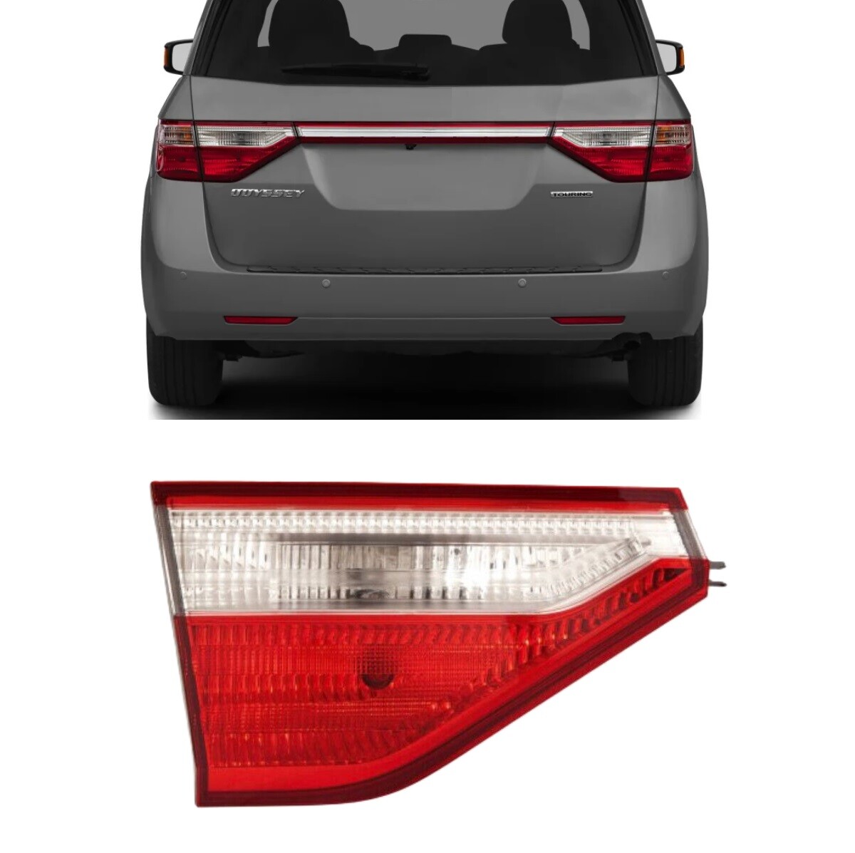 For 2011 2012 2013 Honda Odyssey Inner Tail Light Assembly Inner