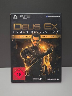 DEUS EX LIMITED EDITION + ANLEITUNG SONY PLAYSTATION 3 PAL KOMPLETT OVP CIB PS3