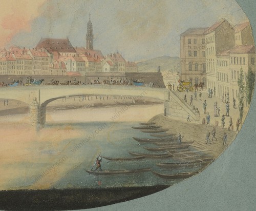 Balthasar Wigand (1770-1846) "Ferdinandsbruecke (Ferdinandsbridge) in Vienna", - Picture 4 of 12