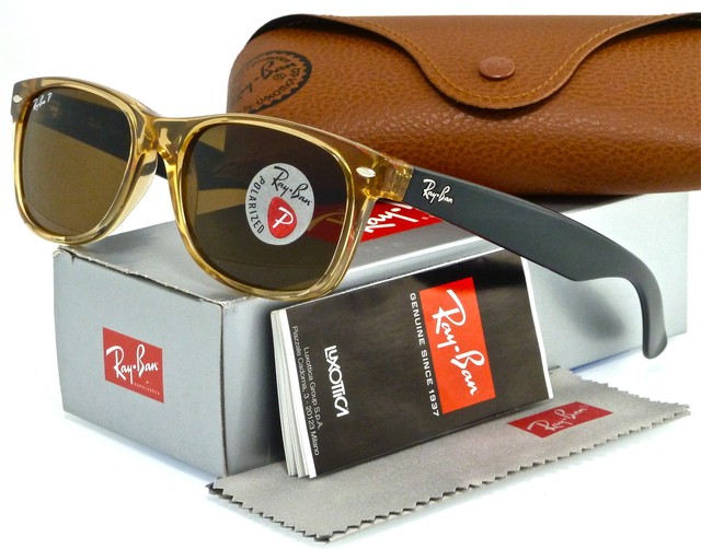 ray ban wayfarer honey 52mm