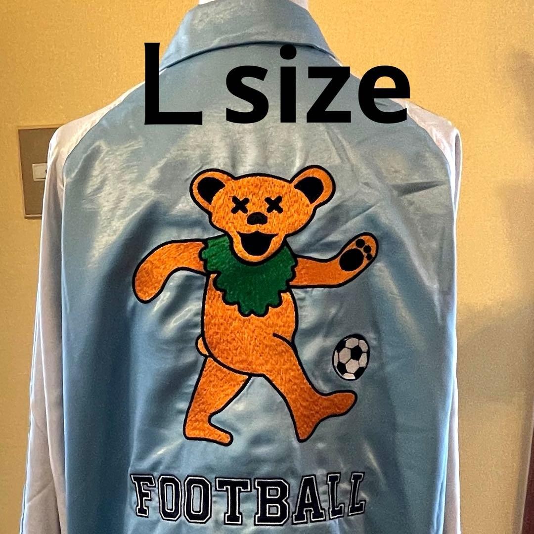 Korean Skajan Soccer Bear Embroidered Light Blue Men’s/Women’s Used Good