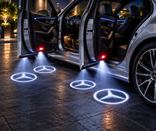 Led Door Courtesy Projector Lights 4pcs Compatible With Mercedes-benz