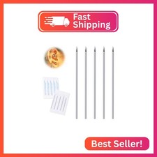 20G Body Piercing Needles,10pcs DJCIW Sterile Disposable Stainless Steel Needles