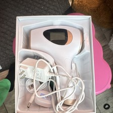 White Gold IPL Hair Removal Device LCD Display Corded for Body Face Bikini