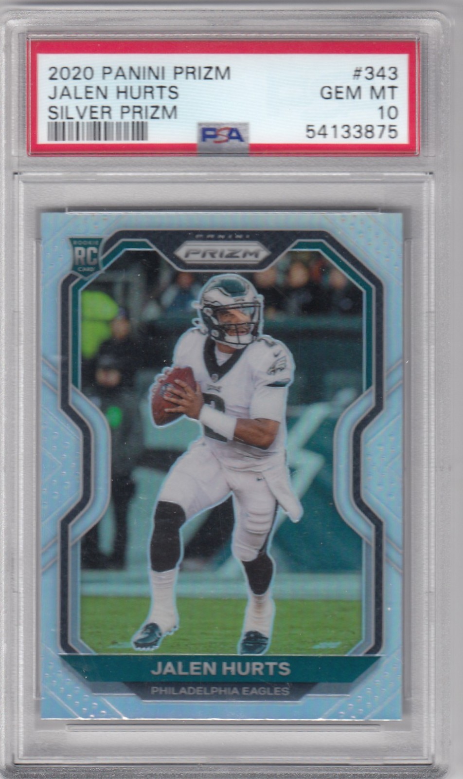 Jalen Hurts Panini Prizm #343 Silver