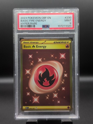 Basic Fire Energy graded PSA 9 for sale on eBay
