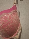 Hers By Herman Pink And White Lace Underwire Bra Size 36D — photo 3