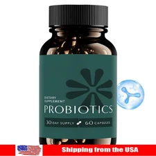 Probiotics 60 Capsules - Digestive Support, Enhances Strengthen Gut Health US