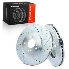 11.81 inch (300mm) Disc Brake Rotors | for Select Front Drilled and Slotted