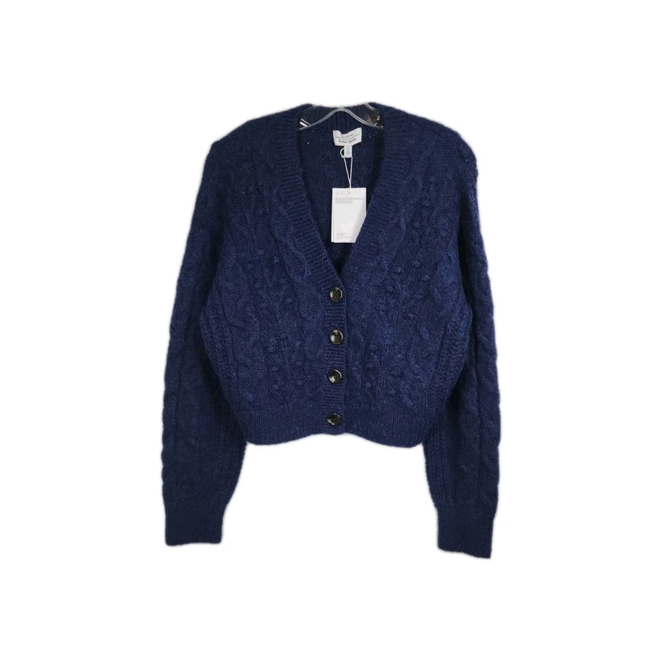 Париж ателье и другие истории женщин размер средний темно-синий укороченный кардиган свитер