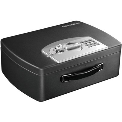 Portable Black Safe Box with Digital Keypad Lock, Small Steel Travel Safe wit...