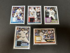 2026 Topps Baseball Series 1 Major League Material RELIC Lot of (5) Cards RC