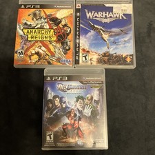 Anarchy Reigns + Warhawk + DC Universe Online - Sony Playstation 3 PS3 CIB