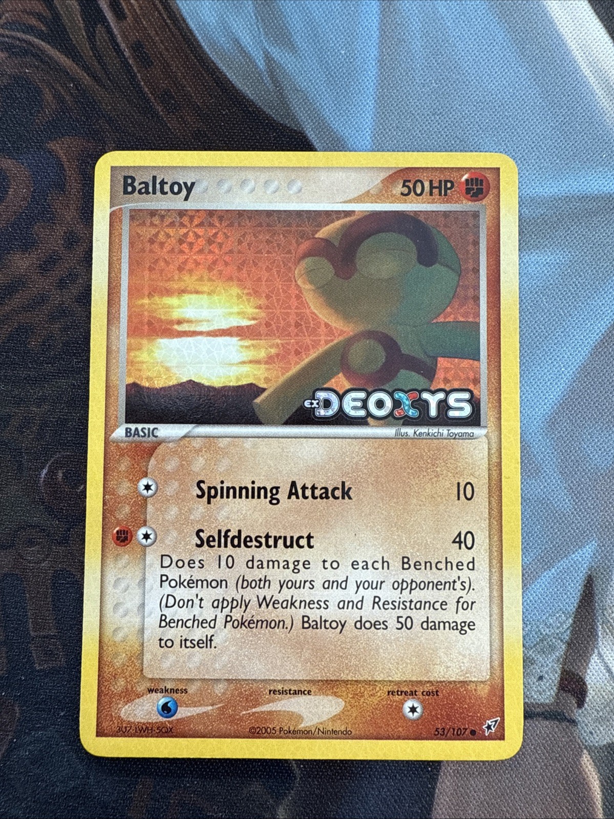 Baltoy (Reverse Holo) Deoxys 53/107 Pokemon Card NM