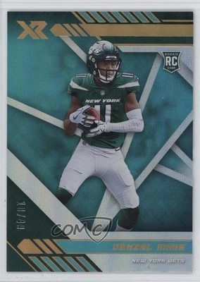 2020 Panini XR Rookie Teal 10/49 Denzel Mims #123 0sb5
