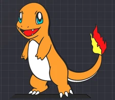 Decorative Charmander Pokemon TV Film table stand logo display pops