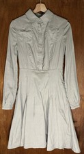 Valentino SPA  Silk Cotton Shirt Dress Long Sleeve Tailored Fit UK6