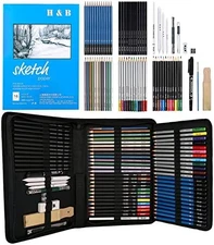 Art Sketching Set 72pc Pencils Sketchpad