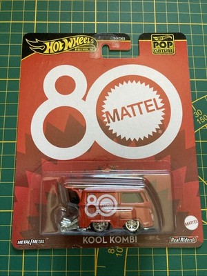 Hot Wheels VOLKSWAGEN KOOL KOMBI 80 Jahre Mattel POP CULTURE REAL RIDER OVP NEU