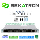 ♻️Arista DCS-7048T-A-R 48 Port Gigabit Switch  4 SFP Uplink R-F Airflow⚡FastShip