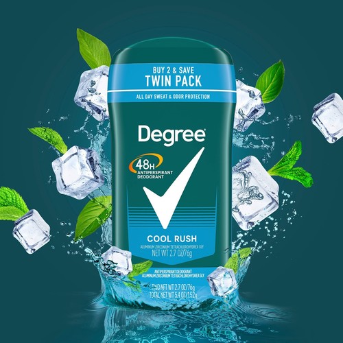 Degree Men Original Antiperspirant Deodorant for Men, Pack of 2, 48-Hour Swea... - Picture 5 of 11
