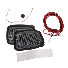 Glass Heating Demister Pads Car Side Mirror Heater Defogger Remove Winter 2PCS
