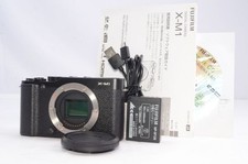 Fujifilm X-M1 Camera Body Black Compact Mirrorless Excellent Condition