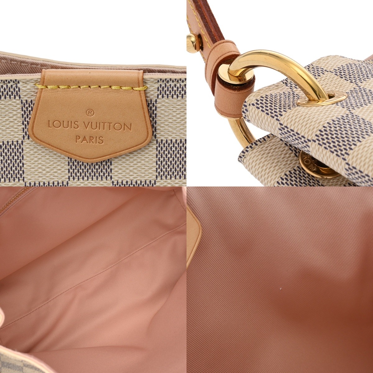 LOUIS VUITTON Graceful PM N42249 Damier Azur Damier canvas white Women Shoul... image 9