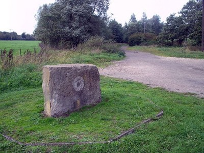 Photo 6x4 Crook Pit Crook/NZ1635 Commemorative stone at the entrance to  c2006