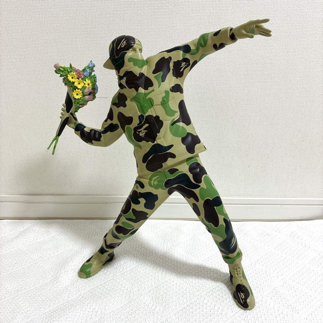 BRANDALISM × BAPE(R) FLOWER BOMBER ABC CAMO Ver Green Collab Action Figure Japan thumbnail 8