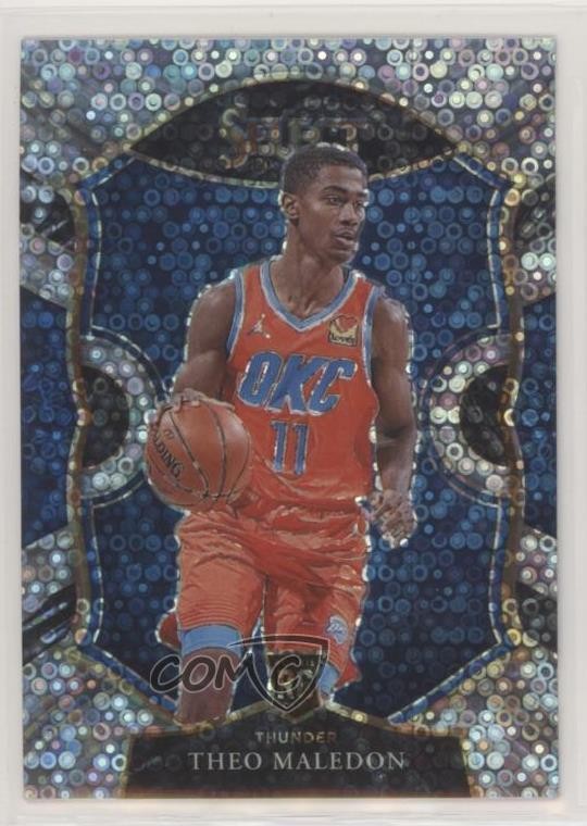 2020-21 Panini Select Concourse Disco Prizm Theo Maledon #94 e6q