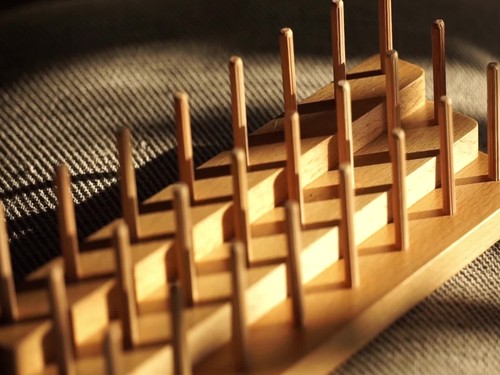 Nature Wood Rack for Holding Threads, Spools, Fly Tying, Crafting, Thread Holder - Video 1 of 1