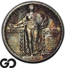 1917-S Standing Liberty Quarter Type 2 Choice XF+, Key Date
