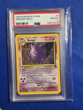 1999 POKEMON FOSSIL 5 GENGAR-HOLO