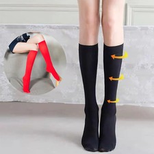 Spring Summer Untral-thin Calf Shaping Socks For Girls College Style Color