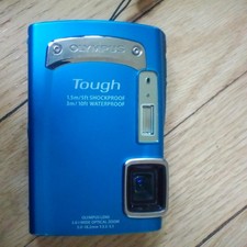Olympus Tough TG-320 Blue 14MP 3.6x Optical Zoom Digital Camera With Battery