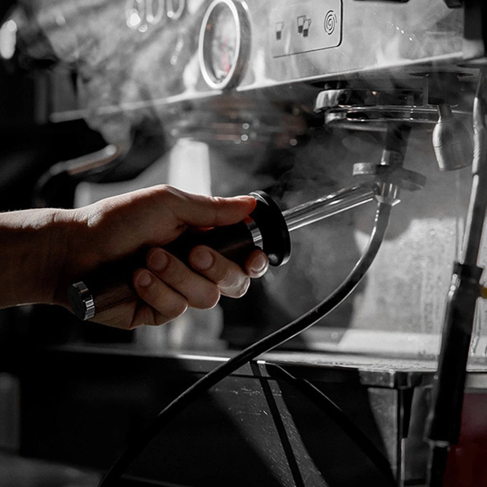 Steam cleaning brush espresso cleaning brush water holder device
