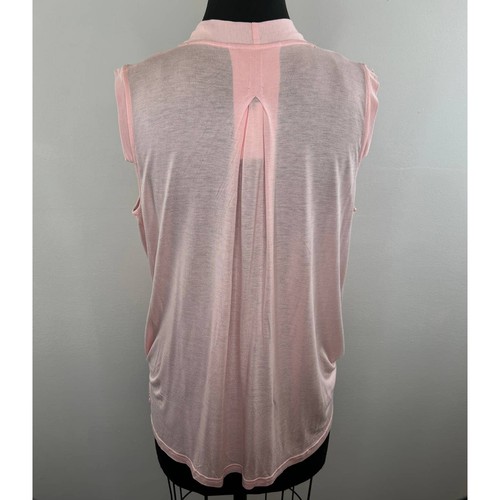 Anthropologie Akemi + Kin Miranda Top Sobrepelliz Envoltura Cuello en V Rosa S Nuevo con Etiquetas - Imagen 5 de 7