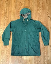 Vintage Force 10 Green Hooded Field Jacket USA Made Cotton Nylon Outdoor Coat